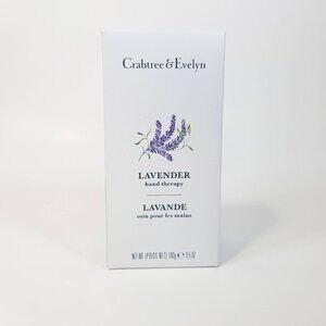 Crabtree &Evelyn Lavender Hand Therapy 3.5 oz Intensive Conditioning New In Box